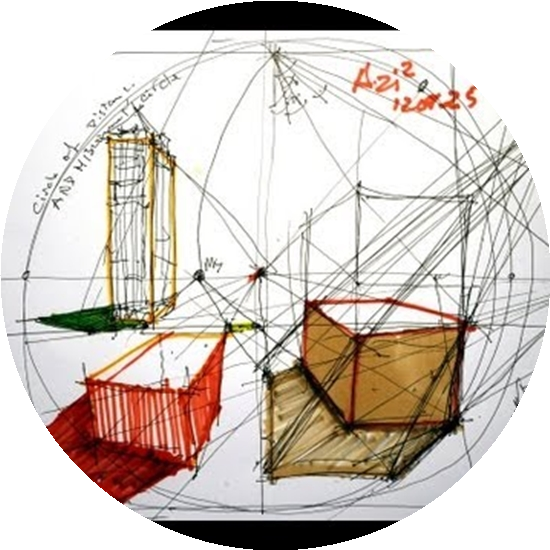 Конструктивный рисунок простых предметов, натюрморты.